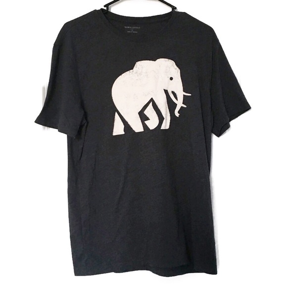 Banana Republic Elephant Logo Graphic T Shirt